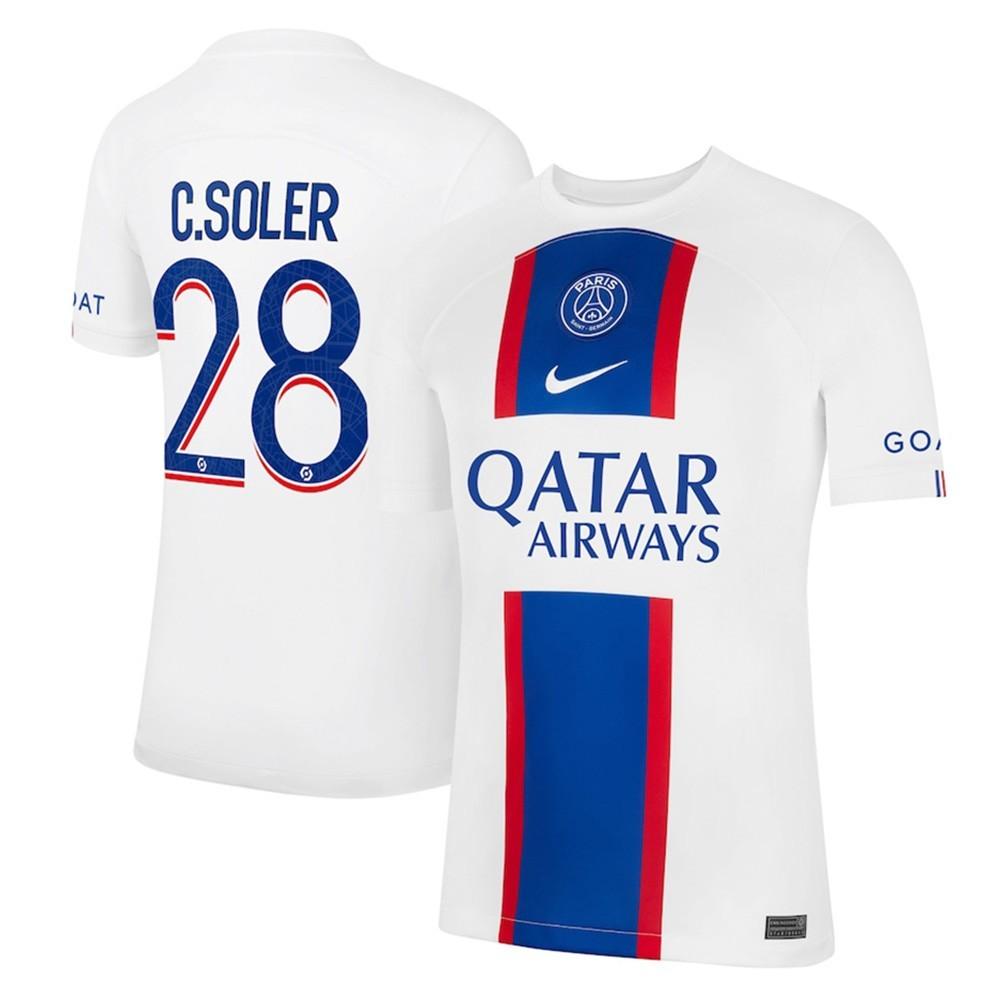 MAILLOT PSG THIRD CARLOS SOLER 2022-2023 MAILLOT PSG THIRD CARLOS SOLER 2022-2023