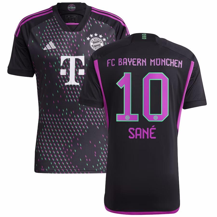 MAILLOT BAYERN MUNICH EXTERIEUR SANE 2023-2024 MAILLOT BAYERN MUNICH EXTERIEUR SANE 2023-2024