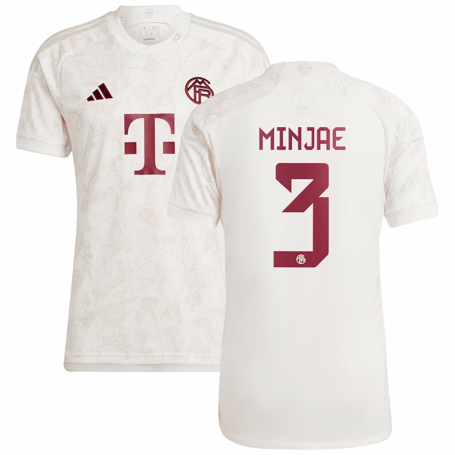 MAILLOT BAYERN MUNICH THIRD MINJAE 2023-2024 MAILLOT BAYERN MUNICH THIRD MINJAE 2023-2024