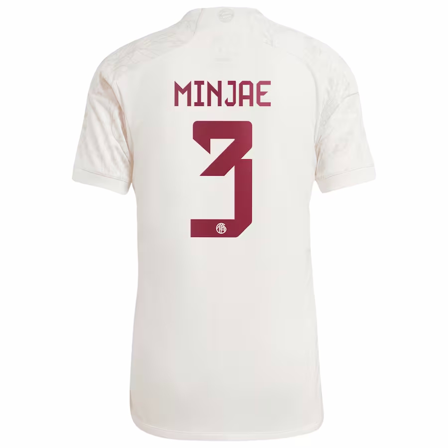 MAILLOT BAYERN MUNICH THIRD MINJAE 2023-2024 MAILLOT BAYERN MUNICH THIRD MINJAE 2023-2024
