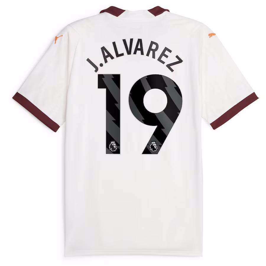 MAILLOT MANCHESTER CITY EXTERIEUR JULIAN ALVAREZ 2023-2024 MAILLOT MANCHESTER CITY EXTERIEUR JULIAN ALVAREZ 2023-2024