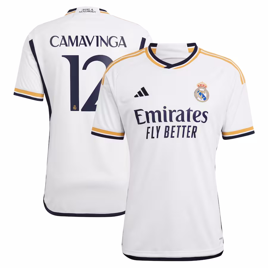 MAILLOT REAL MADRID DOMICILE CAMAVINGA 2023-2024 MAILLOT REAL MADRID DOMICILE CAMAVINGA 2023-2024