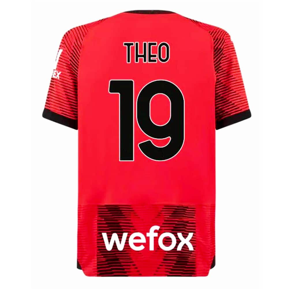 PACK MILAN AC DOMICILE THEO HERNANDEZ 2023-2024 PACK MILAN AC DOMICILE THEO HERNANDEZ 2023-2024