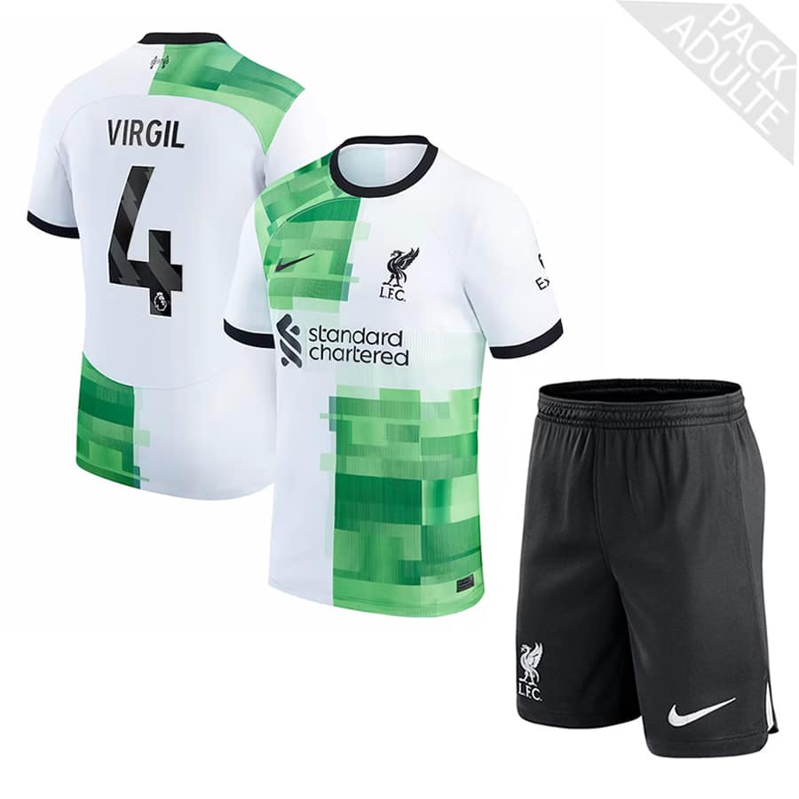 PACK LIVERPOOL EXTERIEUR VIRGIL 2023-2024 PACK LIVERPOOL EXTERIEUR VIRGIL 2023-2024