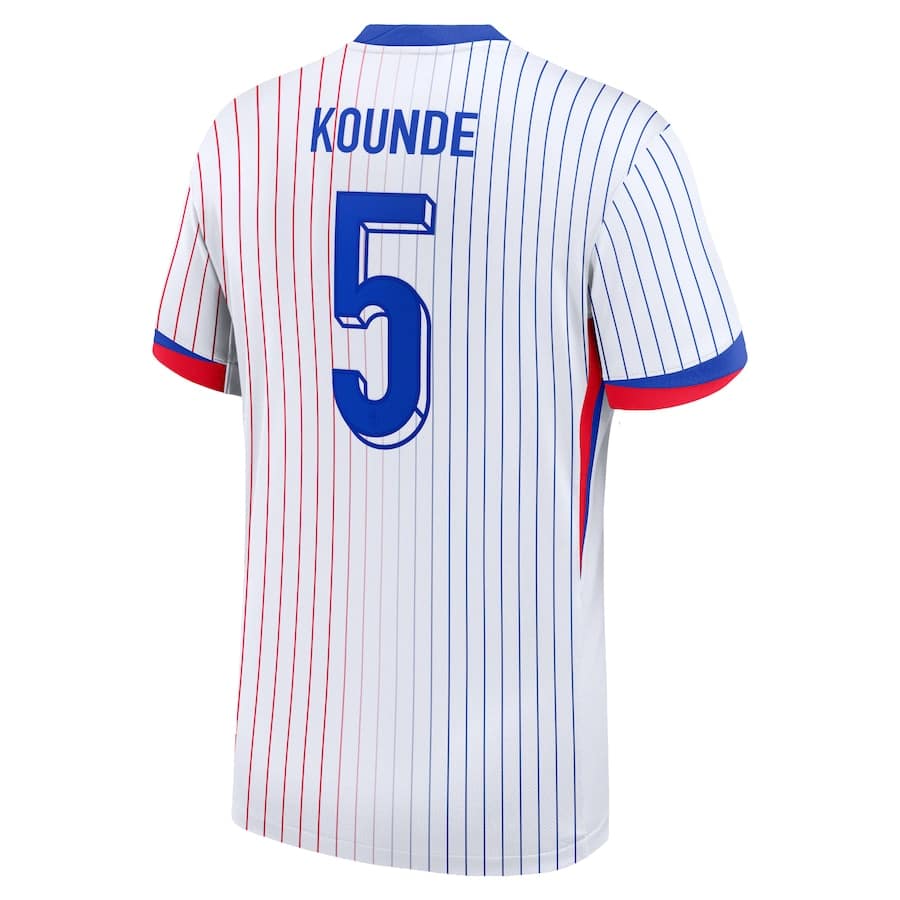 MAILLOT FRANCE EXTERIEUR KOUNDE SAISON 2024-2025 MAILLOT FRANCE EXTERIEUR KOUNDE SAISON 2024-2025