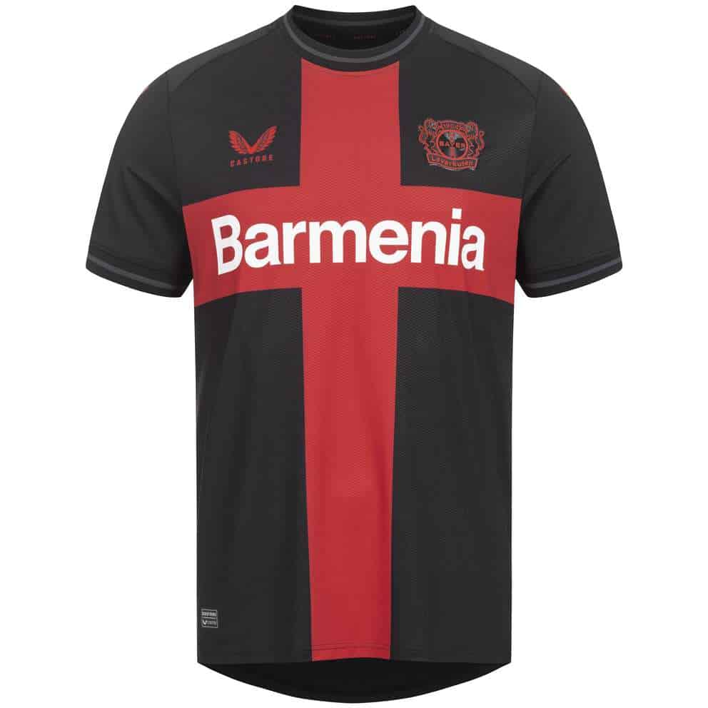 MAILLOT BAYER LEVERKUSEN DOMICILE SAISON 2023-2024 MAILLOT BAYER LEVERKUSEN DOMICILE SAISON 2023-2024