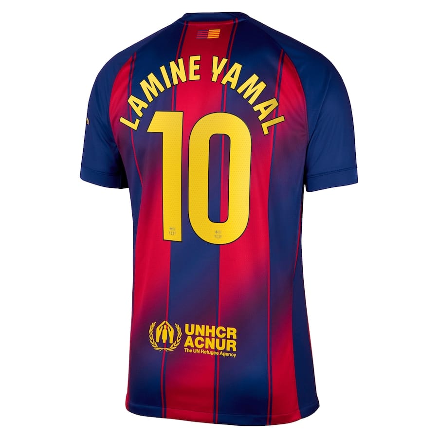 MAILLOT FC BARCELONE DOMICILE LAMINE YAMAL 2025-2026