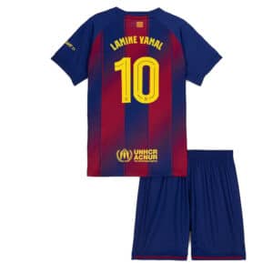 PACK JUNIOR FC BARCELONE LAMINE YAMAL DOMICILE SAISON 2025-2026