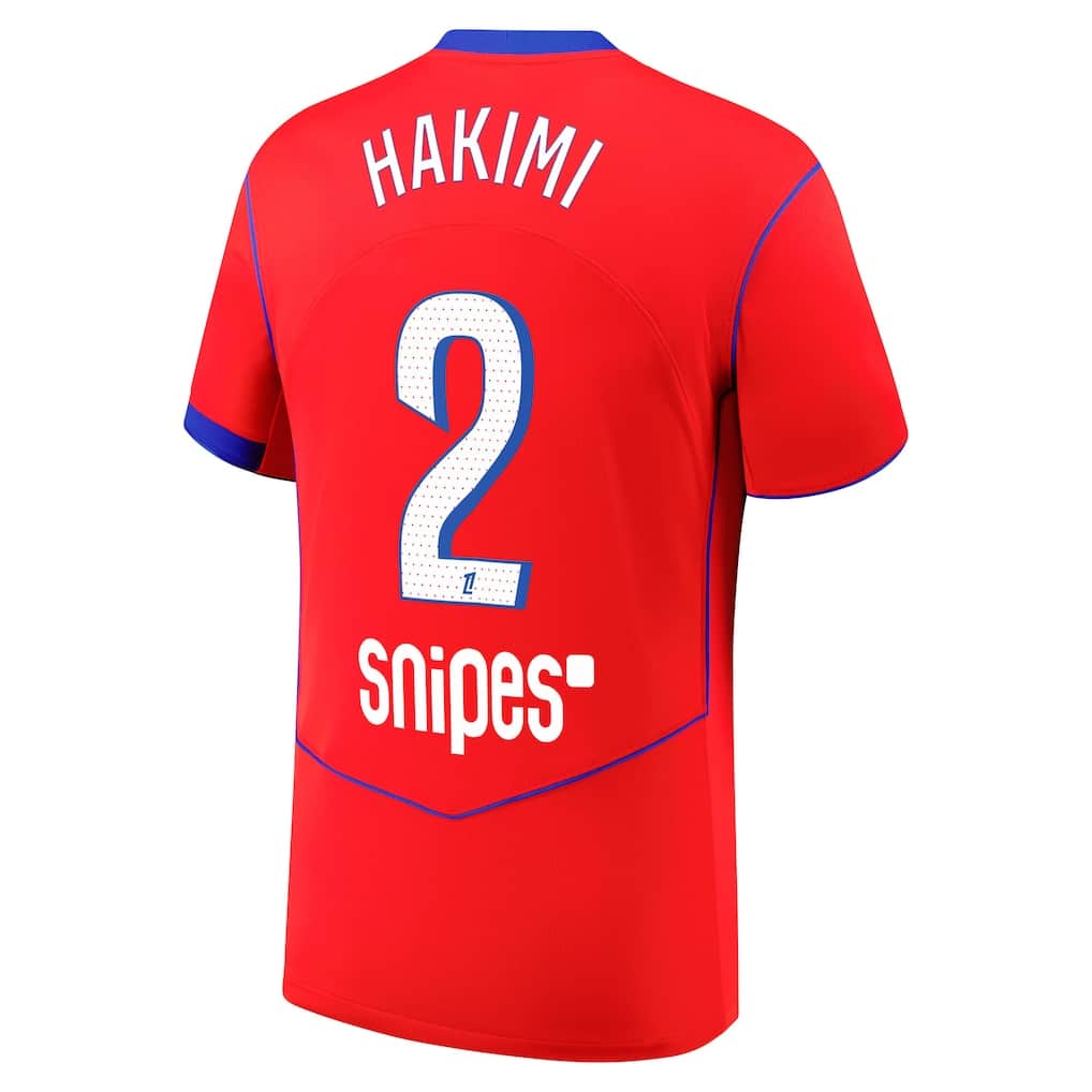 MAILLOT PSG THIRD HAKIMI SAISON 2025-2026