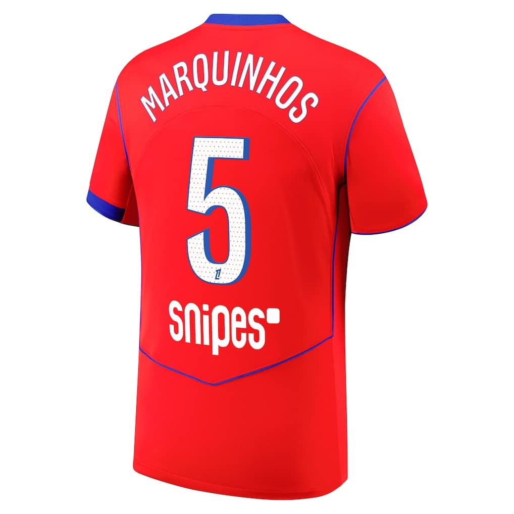 MAILLOT PSG THIRD MARQUINHOS SAISON 2025-2026