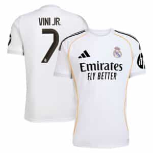 MAILLOT REAL MADRID DOMICILE VINICIUS SAISON 2025-2026